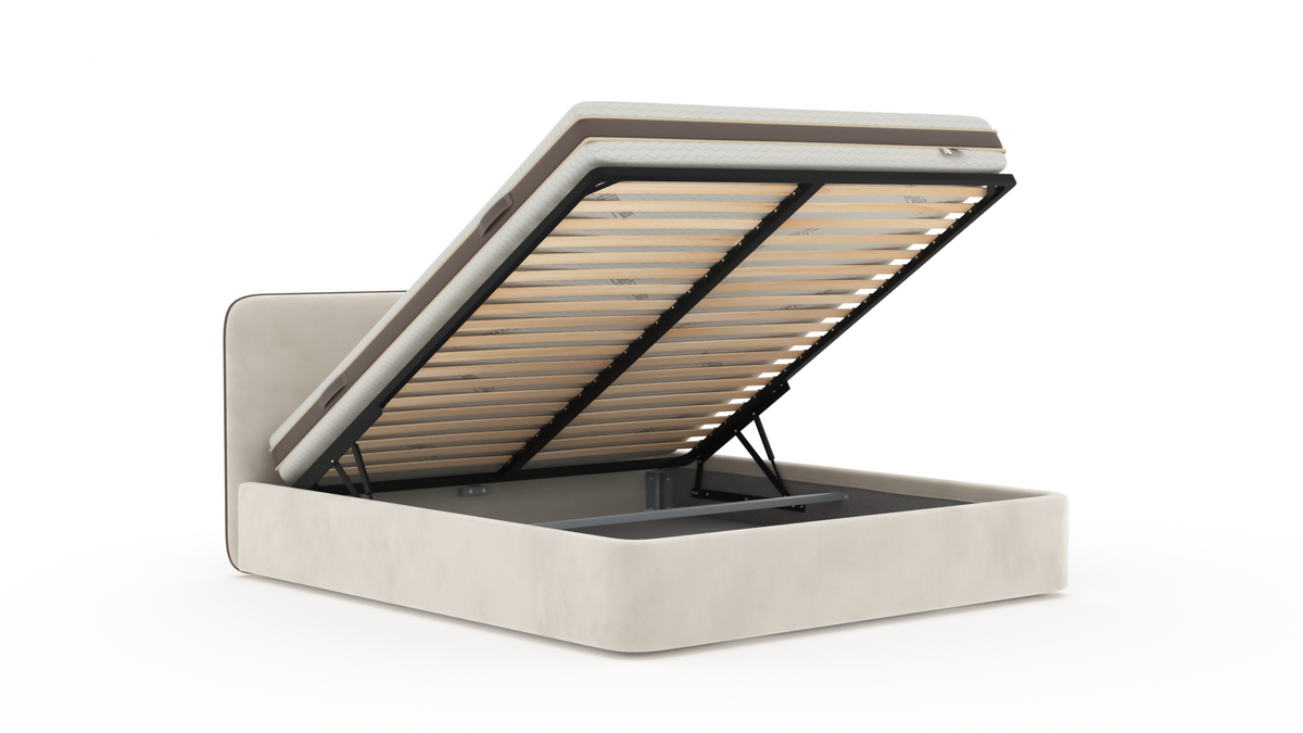 Полуторне ліжко Luma 140&times;200 з підйомним механізмом Luma-1400 фото